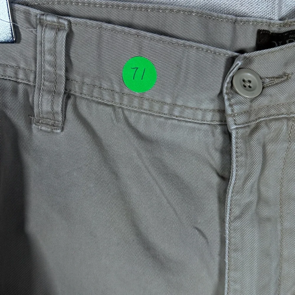 Old Navy Y2K Men Cargo Shorts Khaki Tan Size 34 Cotton Twill Casual Summer 54023